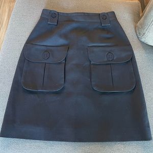 Mulberry Pencil Skirt Black Size US2 / UK 6